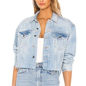 We The Free Sky Blue Denim Jacket